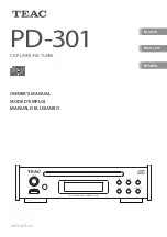 Teac PD-301 Owner'S Manual preview