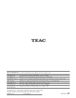 Preview for 64 page of Teac PD-D2410 Owner'S Manual