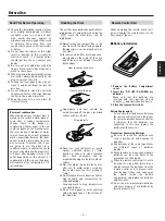 Preview for 3 page of Teac PD-D2500 Owner'S Manual