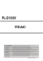 Preview for 32 page of Teac PL-D100V Service Manual