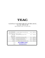 Preview for 26 page of Teac PL-D1400 Owner'S Manual