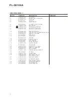 Preview for 4 page of Teac PL-D2100A Service Manual