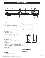 Предварительный просмотр 9 страницы Teac PL-D2200 Owner'S Manual