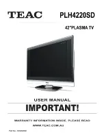 Teac plh4220sd User Manual preview