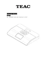 Предварительный просмотр 1 страницы Teac R-4iNT Instruction Manual