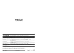 Preview for 37 page of Teac R-X1 Owner'S Manual