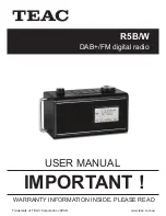 Teac R5B User Manual preview