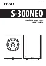 Teac S-300NEO Owner'S Manual preview