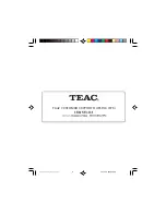 Предварительный просмотр 8 страницы Teac SB04T User Manual