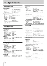 Preview for 48 page of Teac SD-500HR Owner'S Manual