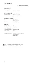 Preview for 2 page of Teac SL-D900 Service Manual