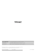 Предварительный просмотр 68 страницы Teac SL-D900BT Owner'S Manual