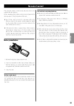 Предварительный просмотр 13 страницы Teac SL-D920 Owner'S Manual