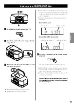 Предварительный просмотр 15 страницы Teac SL-D920 Owner'S Manual