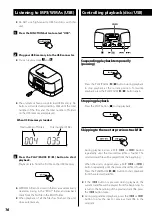 Предварительный просмотр 16 страницы Teac SL-D920 Owner'S Manual