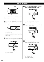 Предварительный просмотр 28 страницы Teac SL-D920 Owner'S Manual