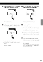 Предварительный просмотр 29 страницы Teac SL-D920 Owner'S Manual