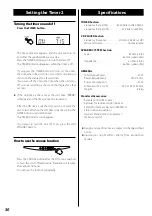 Предварительный просмотр 30 страницы Teac SL-D920 Owner'S Manual