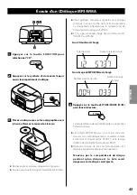 Предварительный просмотр 43 страницы Teac SL-D920 Owner'S Manual