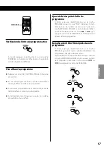 Предварительный просмотр 47 страницы Teac SL-D920 Owner'S Manual