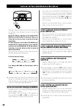 Предварительный просмотр 48 страницы Teac SL-D920 Owner'S Manual