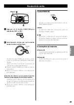 Предварительный просмотр 49 страницы Teac SL-D920 Owner'S Manual