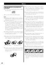 Предварительный просмотр 62 страницы Teac SL-D920 Owner'S Manual