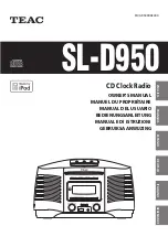 Предварительный просмотр 1 страницы Teac SL-D950 Owner'S Manual