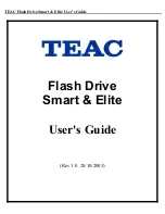 Предварительный просмотр 1 страницы Teac Smart & Elite User Manual