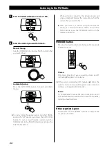 Preview for 24 page of Teac SR-2DAB Owner'S Manual