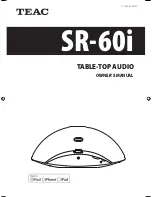 Teac SR-60i Owner'S Manual preview