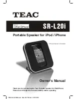 Teac SR-L20i Owner'S Manual предпросмотр