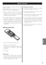 Preview for 45 page of Teac SR-L230I-B Owner'S Manual