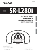 Preview for 1 page of Teac SR-L280i Owner'S Manual