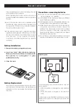 Preview for 7 page of Teac SR-L38MP3 Owner'S Manual