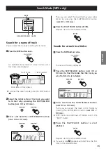 Preview for 15 page of Teac SR-L38MP3 Owner'S Manual