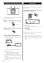 Preview for 20 page of Teac SR-L38MP3 Owner'S Manual