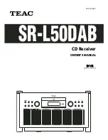 Teac SR-L50DAB Owner'S Manual preview