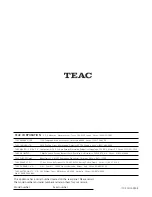 Preview for 28 page of Teac SR-L50DAB Owner'S Manual