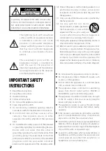 Preview for 2 page of Teac SR-LUXi Owner'S Manual