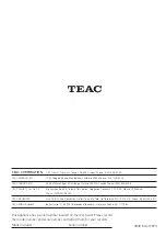 Предварительный просмотр 64 страницы Teac SR-LX5i Owner'S Manual