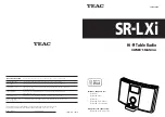 Teac SR-LXI Owner'S Manual preview