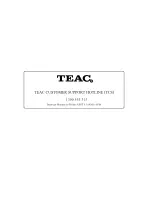 Предварительный просмотр 13 страницы Teac SR50iPBT Instruction Manual