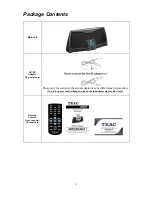 Preview for 4 page of Teac SR60iP User Manual