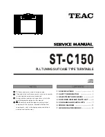 Teac ST-C150 Service Manual preview