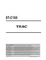 Предварительный просмотр 17 страницы Teac ST-C150 Service Manual