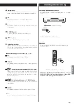 Preview for 61 page of Teac T-R650 Owner'S Manual