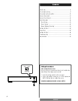 Preview for 4 page of Teac T-R670 Owner'S Manual