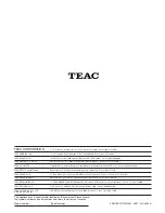 Preview for 32 page of Teac T-R670 Owner'S Manual