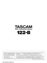 Preview for 6 page of Teac Tascam 122-B Manual